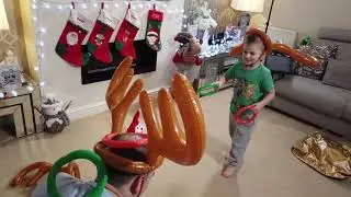 Reindeer Antler Ring Toss Game with 4 Rings