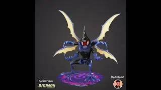 Kabuterimon in 3D by Adi Koriat