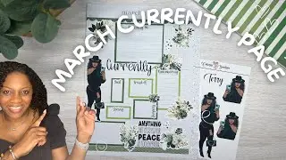 PLAN WITH ME | 2025 March Currently Page | CUTENESS BOWTIQUE & PLANNING PRISS STICKERS