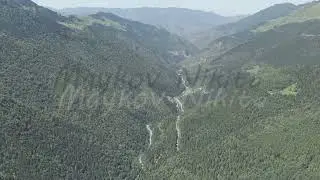 D-Log M. Altindere, Trabzon Province, Turkey. Altindere Valley Park. Panoramic views during the d...