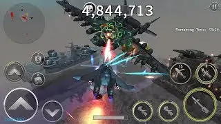 Gunship Battle: LONGINUS in RaidMission.