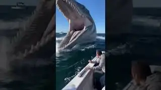 Real Life Sea Monster Attack! Mossosaurus