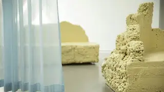 Sara Regal forms construction waste material into 