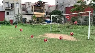 PHC|Thử Thách Ghi Bàn Từ Chấm Phạt Góc.#phc #thuthachbongda #football.