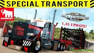 American Truck Simulator 1.35 Update, New Trailers and Washington?