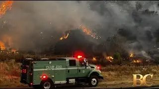 California wildfire explodes over 72,000 acres, air quality alerts in place