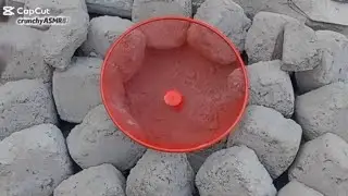  crumbling video Pure sand cement gritty yummy Sifting video floor crumbling satisfying