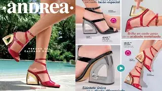 CATÁLOGO  ANDREA CALZADO  DAMA  VERANO  2025 MÉXICO