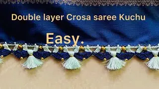 Crosa saree Kuchu #saree tassels #three sarees