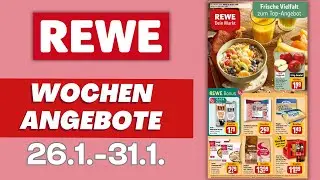 REWE Prospekt aktuell 📄 Exklusive Rabatte & App-Highlights! Angebote ab Montag 26.1.2026.