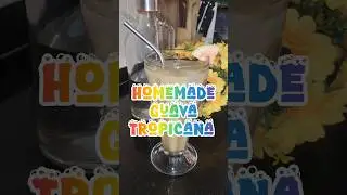 Homemade Guava Tropicana Juice🥤🧃#juice #guavajuice #tropicana #healthy