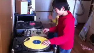 my son stast to dj! it's first time of him!
