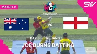 Joe Burns Power Batting | ENG Vs AUS | M 11 | WCF - Double Wicket World Cup 2026 | Day 3 | M9D1H