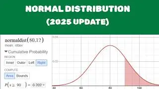 Normal Distribution in Desmos (Updated Interface)