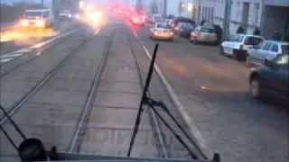 Tram city Brno - Odstavení, odtlačení a výměna vozu K2