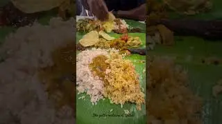 Traditional Kerala sadhya at Dhe Puttu Restaurant Qatar 🍽️🌿 Authentic taste and festive vibes!