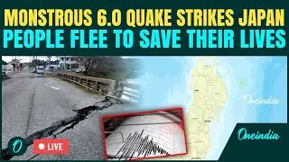 JAPAN EARTHQUAKE LIVE: 6.0 EARTHQUAKE Strikes Off Japan Near Noda | Tsunami Warning On
