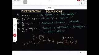 Copy of MATHEMATICS II CBSE II NCERT II DIFFERENTIAL EQUATION II SESSION-1 II