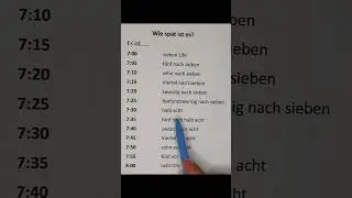 Time In German Language