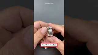 Unique Keychain Designs Using Artistic Wire #uniquewire #keychainart #wirecraft #handcrafted #art