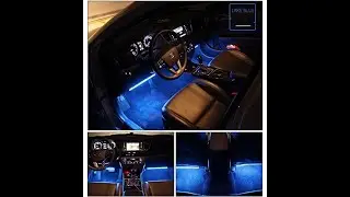 wsiiroon Multicolor Music Car Interior LED Under Dash Lighting Kit