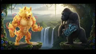 Episode 1: Kemmi and his buddies fight against Giant Wolf and King Kong! Epic War