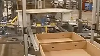 PopLok TSF to tray form large corrugated die cut trays