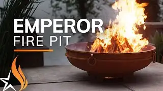 The Emperor Fire Pit by Fire Pit Art