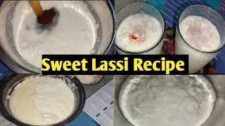 Lassi Recipe at home 🥛❄️ || लस्सी कैसे बनाते हैं || Easy homemade dahi lassi