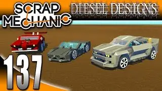 Scrap Mechanic Gameplay :EP137: FAN CREATIONS: Sports Cars, Trucks, & Carriages of ThKubik7rs!! (HD)