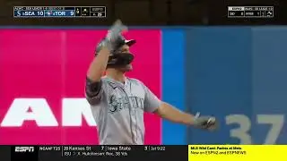 Adam Frazier RBI DOUBLE GIVES THE MARINERS THE LEAD IN THE 9TH | Mariners @ Blue Jays GAME 2