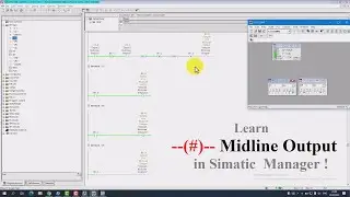 Logic element MIDLINE OUTPUT Instructions in Siemens PLC Programming STEP7, SIMATIC Manager !!!