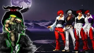 [KOF Mugen] Гайл Л против команды Иори Ягами