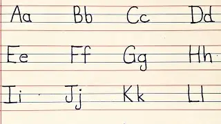 Learn to write Print Letters A to Z | Handwriting Practice | English Alphabet Practice for kids 