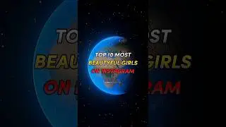 TOP 10 MOST BEAUTIFUL GIRLS ON INSTAGRAM ❤️ #shorts #mosttop.10