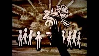 An animation tells the development history of Cocoly company by sand painting