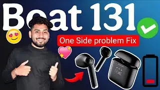 boat airdopes 131 one side not charging || boat earbuds charging problem