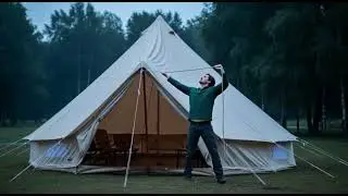 Hidden Deep in the Forest 🌧️ | Solo Camping in Gentle Rain | Cinematic ASMR (No Talking)