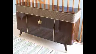Grundig 9070/S - radiogrammofon från 1956