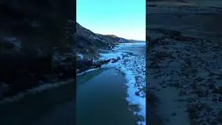Frozen Sunset Beach | Cinematic FPV