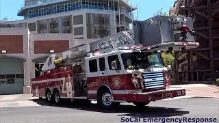 Tempe Fire Medical Rescue Dept. Engine 276 & NEW Ladder 276 Responding