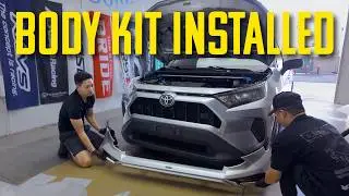 RAV4 Makeover: Before & After Modellista Body Kit
