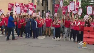 Nurses On Strike At University Of Chicago Medical Center