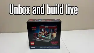 unboxing and building the new Lego Stranger Things GWP