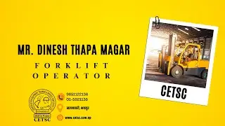 Mr  Dinesh Thapa Magar - 6 Hours Forklift Machine Operation Course
