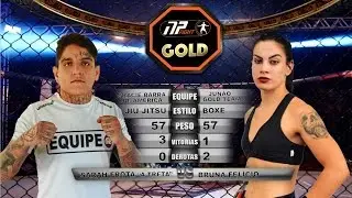 LUTA PRINCIPAL NP FIGHT GOLD : SARAH FROTA X BRUNA FEL&Iacute;CIO - MMA