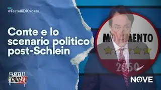 Crozza Conte e lo scenario politico dopo la vittoria di Elly Schlein: 