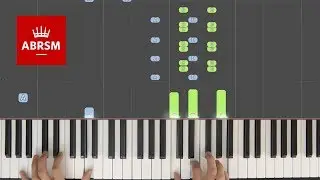 Indian Pony Race / ABRSM Piano Grade 4 2015 & 2016, C:1 / Synthesia 'live keys' tutorial