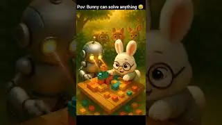 🤖 Robot vs. Bunny! Who wins the Smart-Off? #kidsanimation #drbunny #robotvsbunny#gentlestory