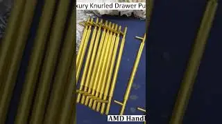 Knurled T Bar Kitchen Handle || Stainless Steel Solid Knurled Cabinet Handle